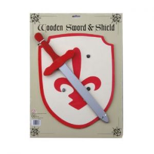 Wooden Shield and Sword Set