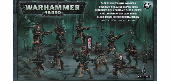 Warhammer 40,000 Dark Eldar Kabalite Warriors (2010, 10 Figures)