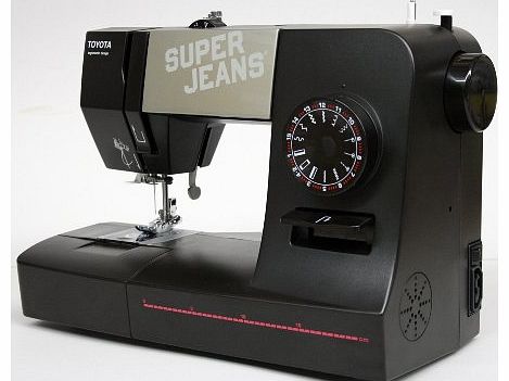 Toyota 15B Super Jeans Sewing Machine, Black