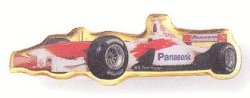 Toyota F1 Car Pin Badge