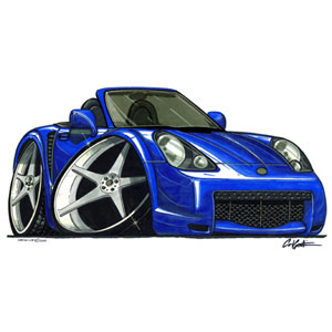 toyota MR2 Mk3 - Blue T-shirt