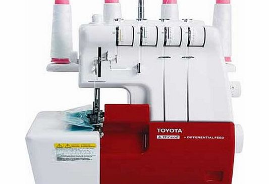 Toyota SLR4D Overlocker - White and Red