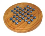 Solitaire with Lustre Glass Marbles