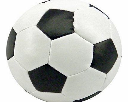 TOYS AND GAMES Soft Football, 8 cms, in black and white, sold singly