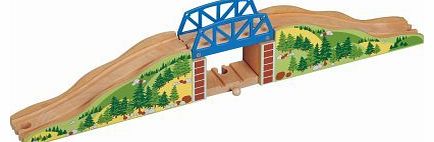 wooden toy bridge