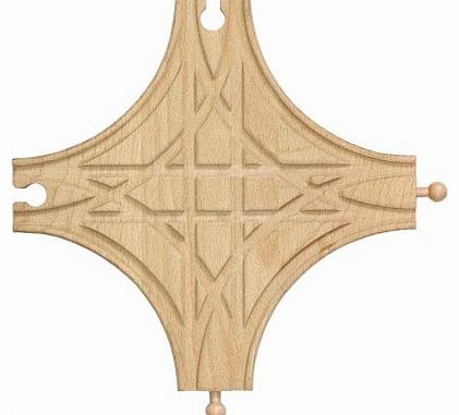 Toys For Play Wooden Railway Intersection Track