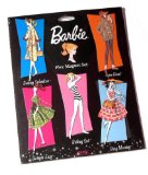 Barbie 1950S Fashion Magnet Set In Pack