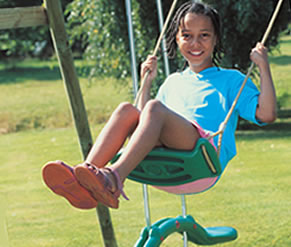 TP Kingswood Green Deluxe Swing Seat
