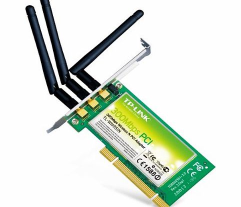 TP-Link TL-WN951N 300 Mbps Wireless N PCI Adapter