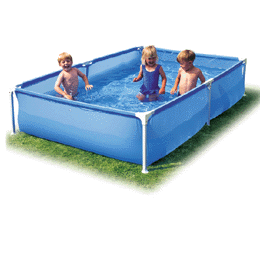 rigid frame paddling pool