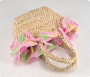 TP Pink Spotty Basket