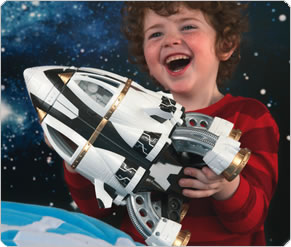 Planet Protectors Space Ship with Nuts the Monkey