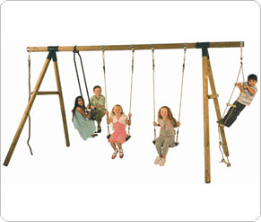 TP Plum Orangutan Swing Set