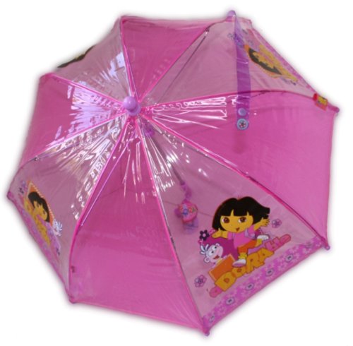 Trade Mark Collections Dora The Explorer Adorable Umbrella Pink