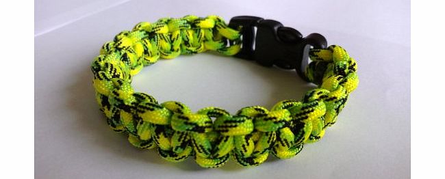 7`` Dragonfly Paracord 550 Cobra Stitch Survival Bracelet/Wristband. Handmade in Norfolk U.K.