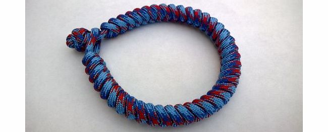 Tradewinds 7`` Legend (Help for Heroes) Paracord 550 Snake Stitch Survival Bracelet/Wristband.