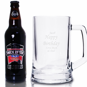 Traditional Ale and Personalised Tankard Gift Set