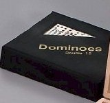 Traditional Games Dominoes Double 12 in Vinyl