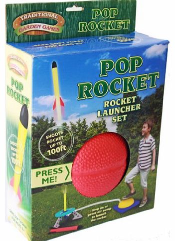 Traditional Garden Games Pop Rocket Launcher Set