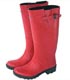 Length Red Wellington Boots
