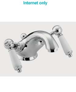 traditional Lever Basin Mixer - Chrome