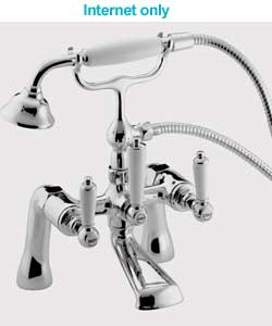 traditional Lever Bath and Shower Mixer - Chrome