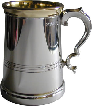 Style Heavy Duty Pewter Tankard