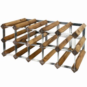 traditional Wooden Wine Rack - Pine (4x6 Hole)
