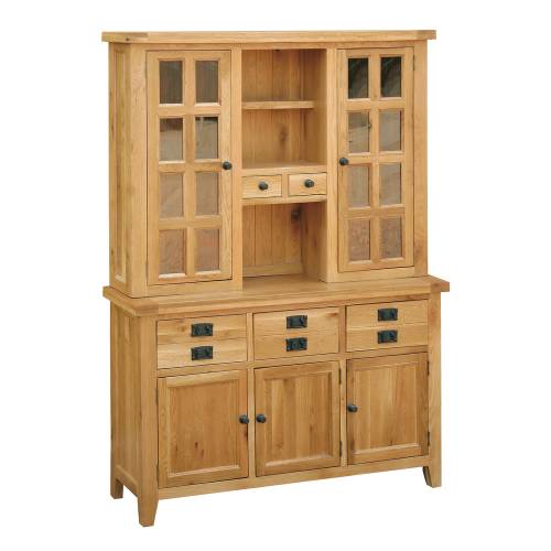 Trafalgar Oak Furniture Trafalgar Oak Dresser Set