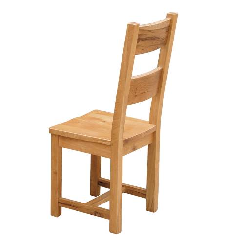 Trafalgar Oak Wooden Dining Chair x2