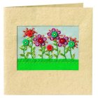 Button Flowers Card