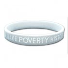 Traidcraft MPH Silicone White Band