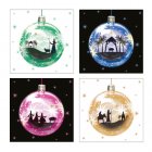 Traidcraft Nativity Bauble Christmas Cards (20 Pack)