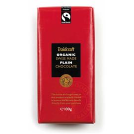 Traidcraft Organic Plain Chocolate - 100g