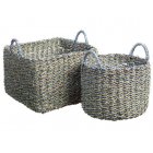 Recycled Aluminium Baskets (set of 2)