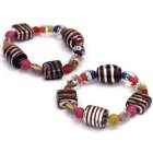 Traidcraft Red Multi Bead Bracelets (2)