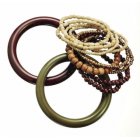 Traidcraft Resin and Bead Bracelet Set