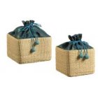 Traidcraft Seagrass Baskets (Silk Lined)