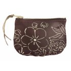 Traidcraft Small Printed Leather Purse