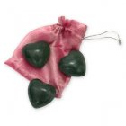 Soapstone Hearts in a Bag