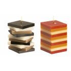 Swivel Striped Candles (set of 2)