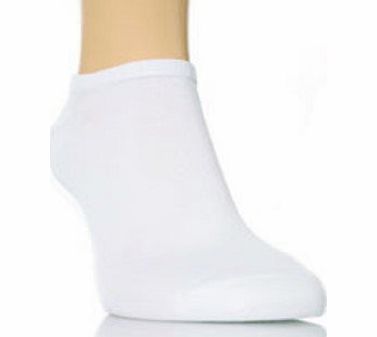 trainer 6 Pairs mens Plain White Trainer Socks 6-11