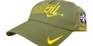 Nike 2010-11 Brazil Nike Core Federation Cap (Olive)