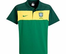Training Wear Nike 2010-11 Brazil Nike Travel Polo Shirt