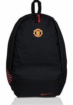 Nike 2011-12 Man Utd Nike Allegiance Backpack (Black)