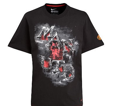 Nike 2011-12 Man Utd Nike Core T-Shirt (Black)