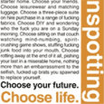 Trainspotting Quotes 1 Poster