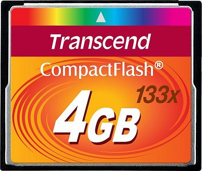 Transcend 133X Compact Flash - 4GB