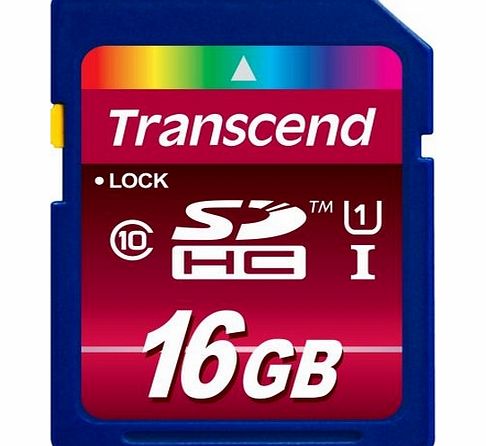 Transcend 16GB Ultimate SDHC CL10 UHS-I 85MB/sec Memory Card