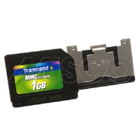 Transcend 1GB MMC Mobile Card, High Speed Dual